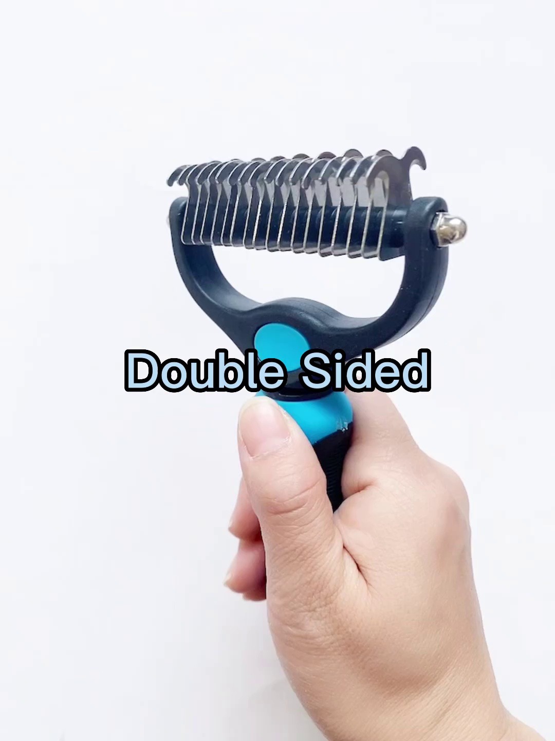 Double Sided Pet Grooming Comb for Cat and Dog Hair Removal