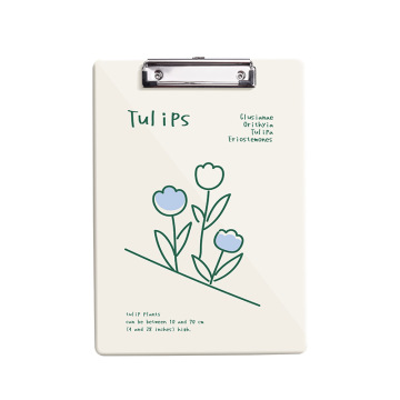 Kawaii Cartoon Flowers A4 Writing Pad and File