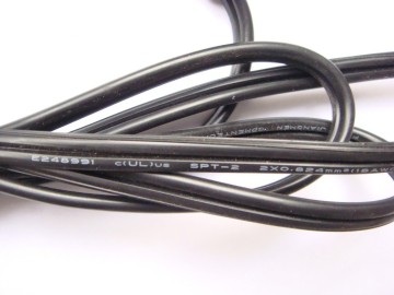 Colorful PVC around electric wire 2*0.75/3*0.75