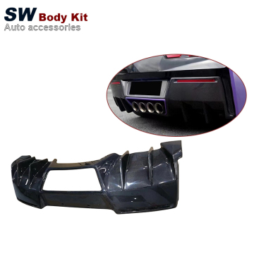 Carbon Fiber Rear Bumper Diffuser Lip for Chevrolet Corvette C7 Z06 2014-2019