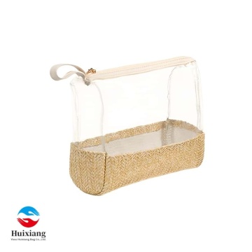 Bolso organizador de cosméticos tejido de verano elegante