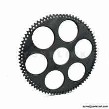 Fekete UHMW-PE CNC vágás megmunkálás kopásálló csapágy fogaskerekek egyedi méretek