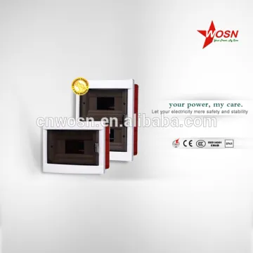 2016 wosn superior quality Single Phase Electrical Switch Distribution Box