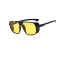 Yellow Wrap Around Night Vision Glasses For Driving
