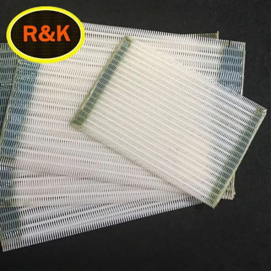 High quality medium loop spiral polyester belt with a double filler yarn