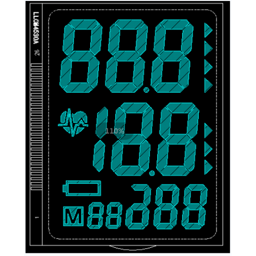 Sterke resolutie koelkast LCD Liquid Crystal Display