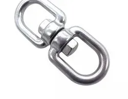 Double-Ended Swivel Eye Hook with Stainless Steel Swivel Ring