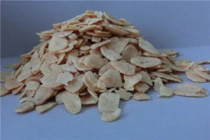 Golden Yellow Crispy Fried Garlic Flakes