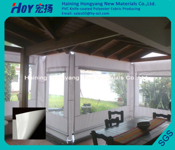 Waterproof PVC Coated Polyester Fabric For Awning / Tent Making
