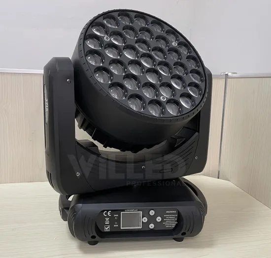 37Pcs 15W RGBW 4in1 Big Bee Eyes Circle Control LED Wash Zoom Moving Head Light for DJ Disco Club