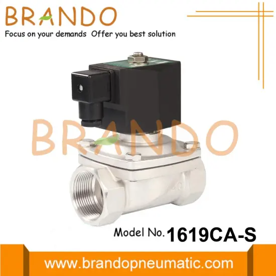 1 1/2'' Stainless Steel Steam Solenoid Valve 230V