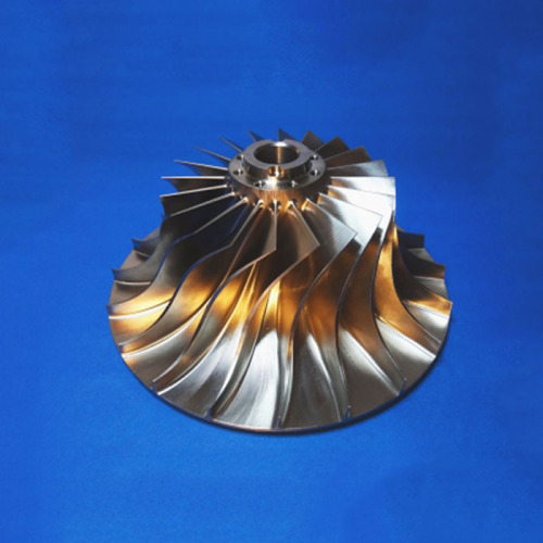 5-axis CNC Milling Titanium Hydraulic Billet Blower Impeller