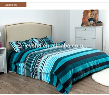 2015 New 100% Cotton stripe printed duvet cover set/bed linen set
