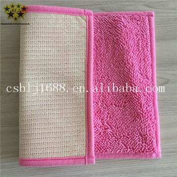 Pink Color Microfiber Small Chenille Door Mat Pads Super Soft Super Absorbent China Supplier