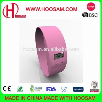 Silicone broad watch/ Custom logo silicone watch braceletes/Silicone digital watch