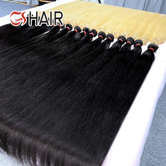 Wholesale 40 Inch Raw Indian Remy Human Hair Bundles with Cuticle Alignment
