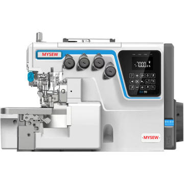 Direct Drive 4 Threads Overlock Industrial Sewing Machine