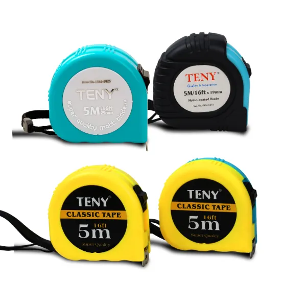 High quality steel tape measure with leather cover