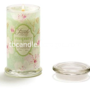 Secret Jewels scented soy jar candle