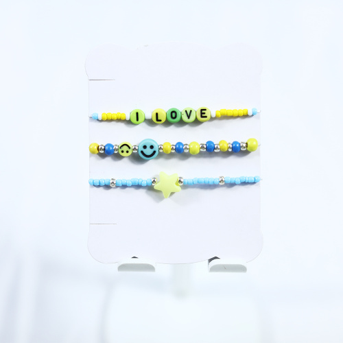 Blue Green Girl Love Bracelet cadeau