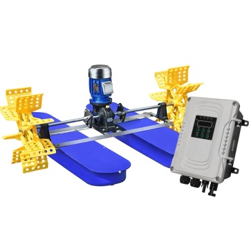 Solar-Powered Paddle Wheel Aerator for Fish Farms