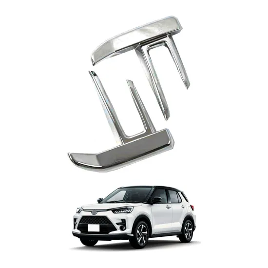 OEM Automotive ABS Carbon Fiber Chrome Exterior Parts for Toyota RAIZE Rear Fog Lamp Trim Cover