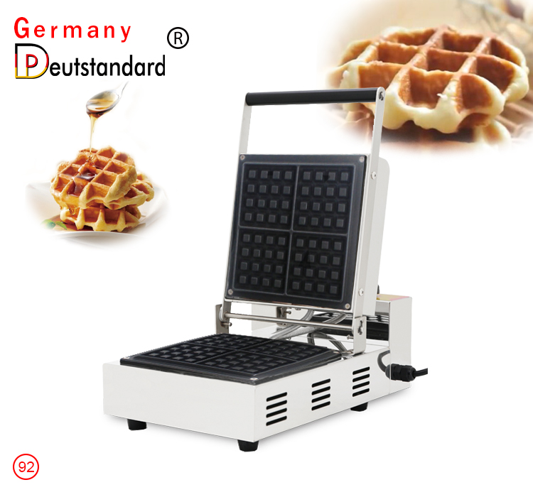 4 slice square grid waffle machine
