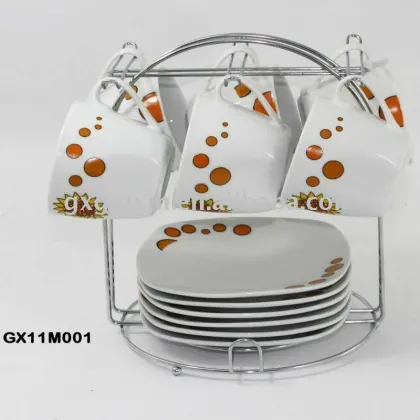 Porcelain Tea set with stand