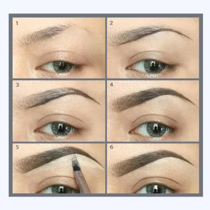 Slim Brown Eyebrow Pencil Flexible Automatic Eyebrow Pen