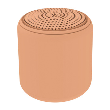 Mini TWS Interconnected Round Small Steel Cannon Speaker for Macaron Bluetooth Speakers