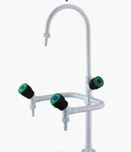 high quality solid brass coated with high gloss epoxy resin powder single outlet lab water faucet