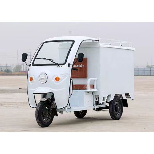 Semi-closed load electric tricycle