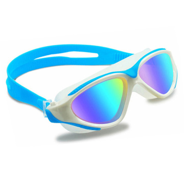 Occhiali da nuoto OEM personalizzati con ampia visione, occhiali da nuoto di protezione UV specchio