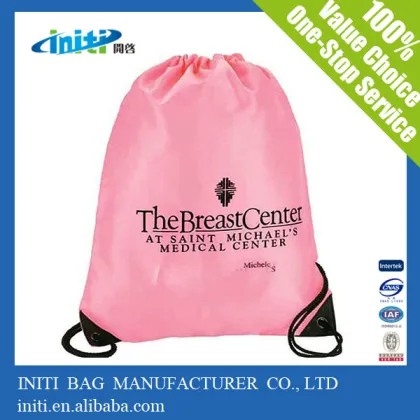 China supplier new products nylon bag with custom logo polyester slazenger backpack bag