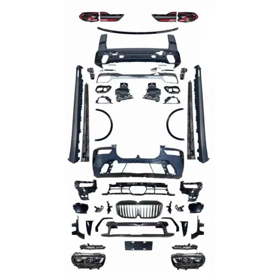 Hot Selling BMW X7 G07 2018-2023 Front Bumper Assembly with Grille and Headlights