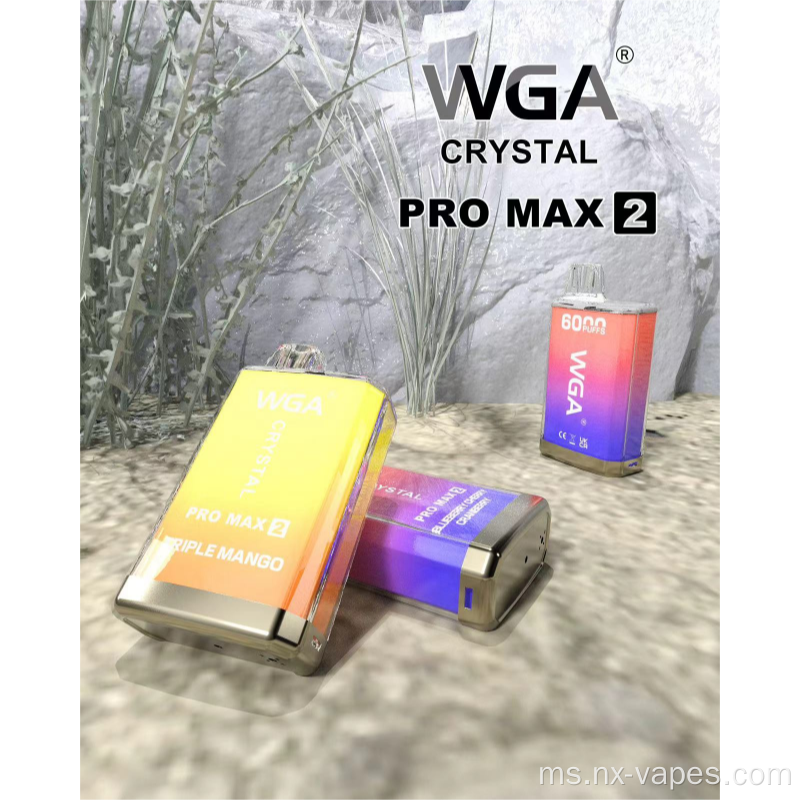 WGA Crystal Pro Max 6000 Puffs Vape Geching
