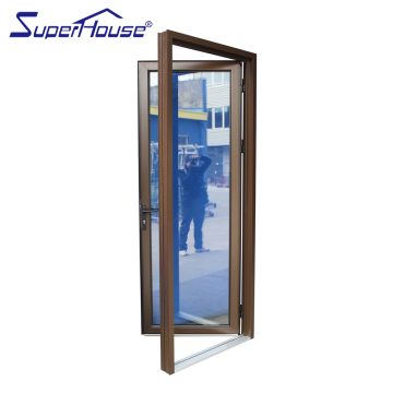 AS2047 NFRC Standard Aluminum Double Casement Door with Grid