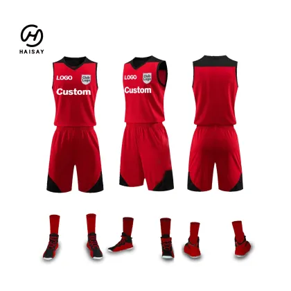 Latest Reversible Basketball Uniform Jersey Sets Design Embroidery Plus Size Basketball Jersey Dresses Basketball Jersey Custom