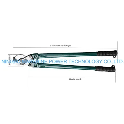 Molded Grip Alloy Steel High Leverage Cable Cutter