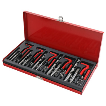 131 -piece Workshop Thread Repair Kit untuk Restorasi Blok Mesin - M5 M6 M8 M10 M12 Set Alat Otomotif