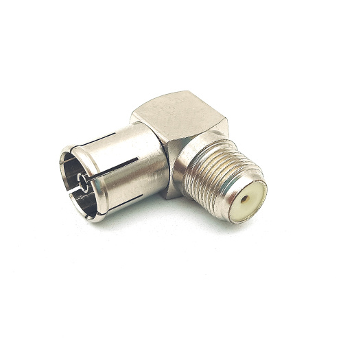 IEC PAL Female to F Female Coaxial Adapter