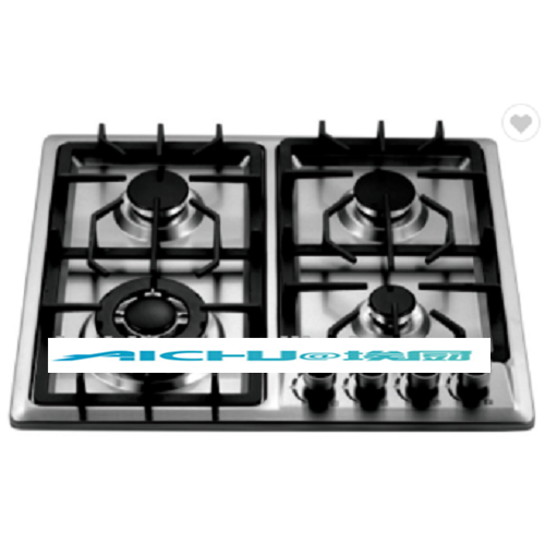 China 4 Burner Stainless Steel Electric Spiral Gas Stove Factory