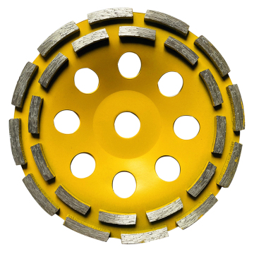 Manufacturer Supply: High-Quality Diamond Cup Wheel with Double Row for Efficient Concrete Floor Grinding