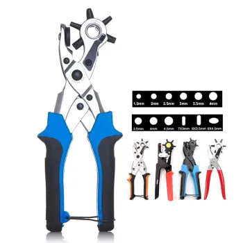 TPR Handle Revolving Head Perforator: The Ultimate Tool for Leather and Card Punching