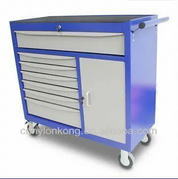 Professional Tool Storage Trolley with 8 Full Extension Drawer