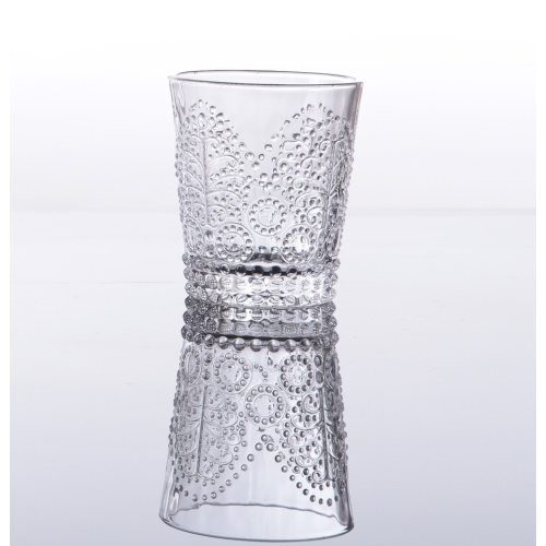 Vaso de agua de cristal de lujo hecho a mano