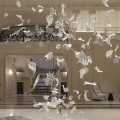 Креативный дизайн superstore mall летающая хрустальная люстра