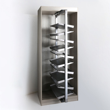 Metal Multi Layer Rotating Shoe Cabinet for Home: Storage Organizer & Shoe Rack