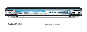 DVD Player with USB : DVD-M569U