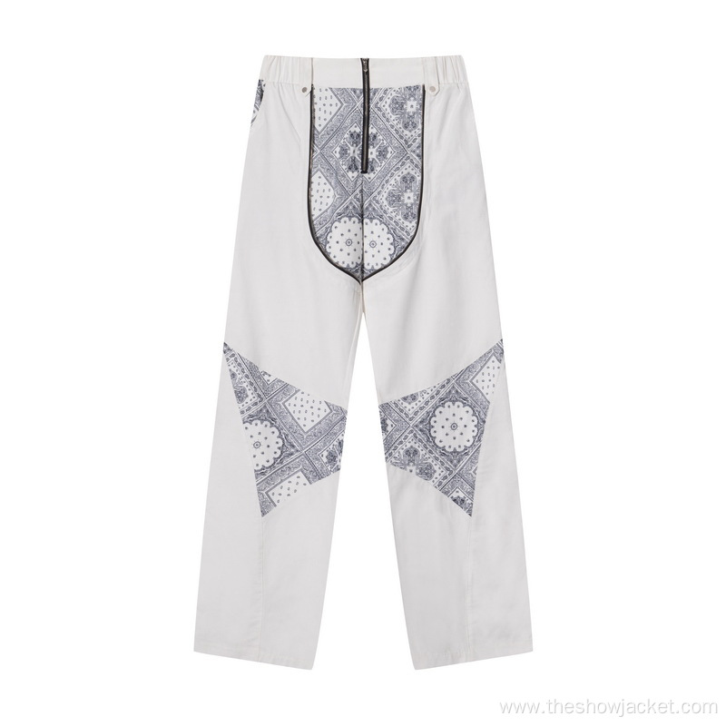 Men's Casual Pants Retro Printing Processing Custom